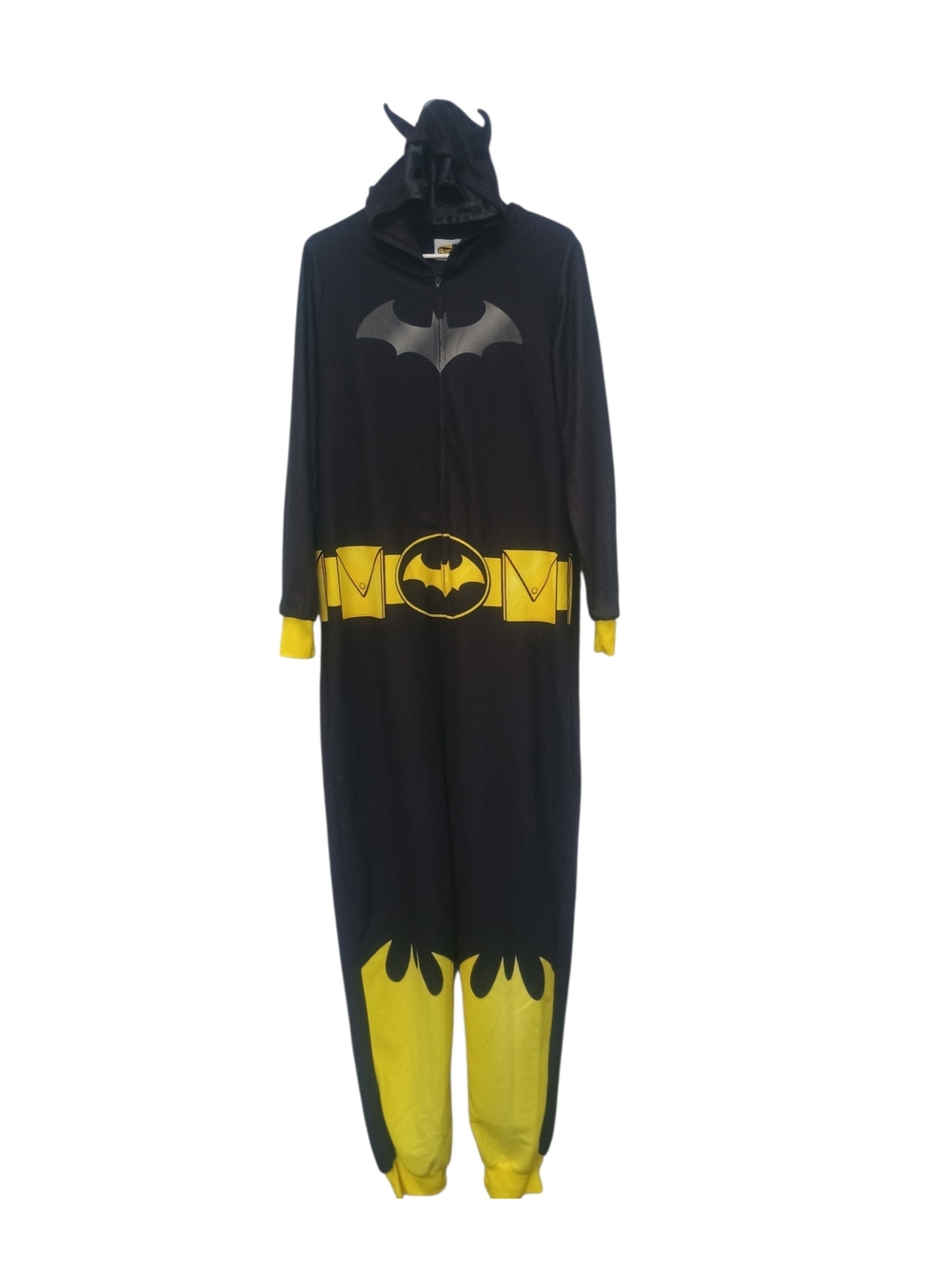 BATGIRL DC COMICS Women's L cosplay Pajamas Onesie Costume With Hood No Cape